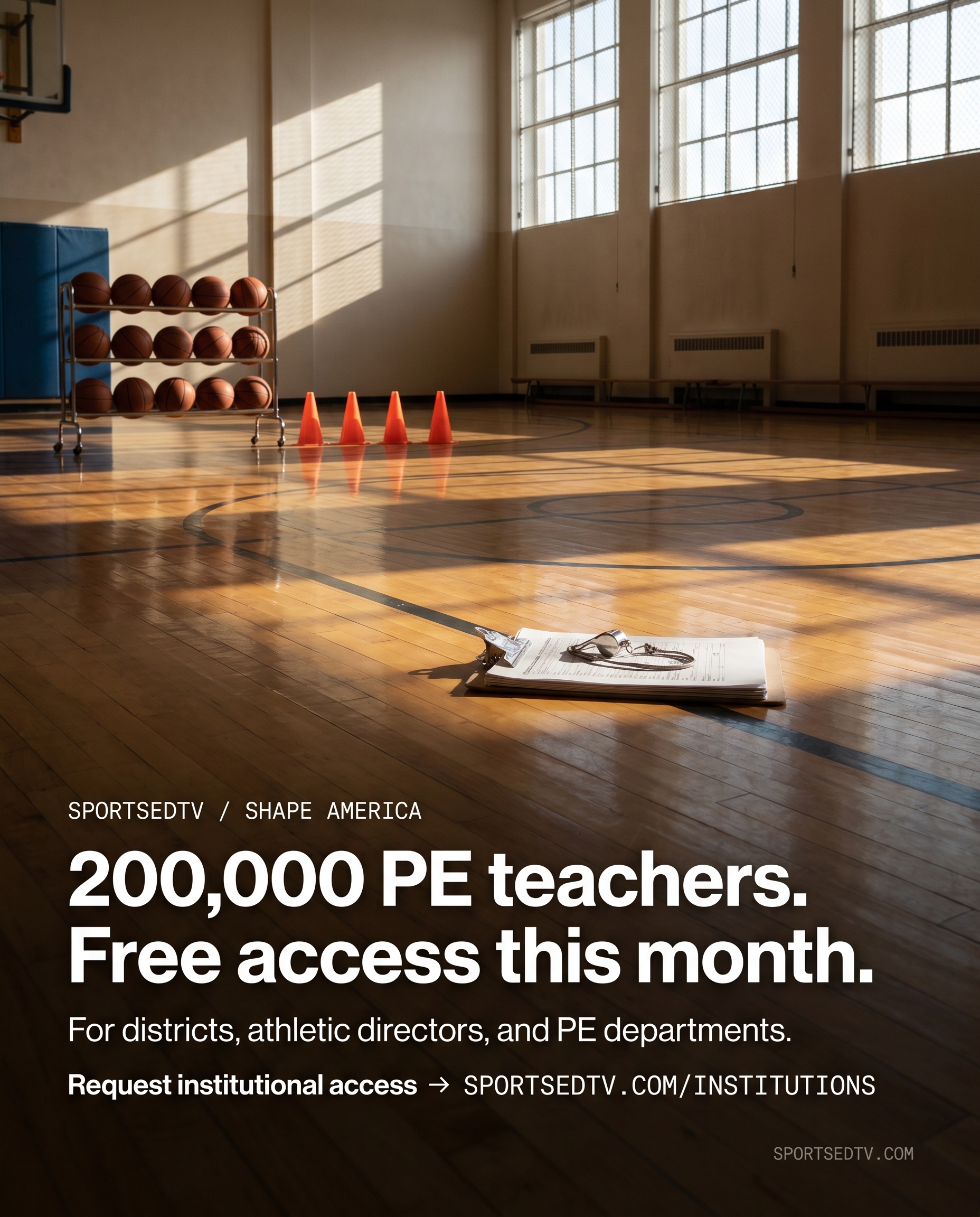 Concept B2 — 200,000 PE teachers got free access this month